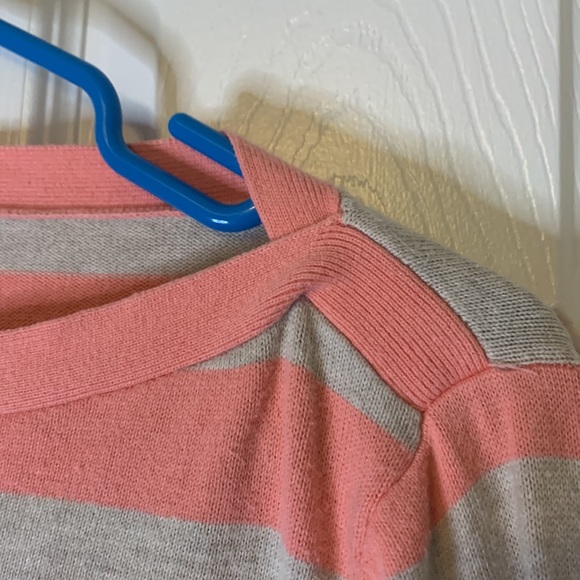 Pink/Brown Striped Izod Sweater - Picture 7 of 7
